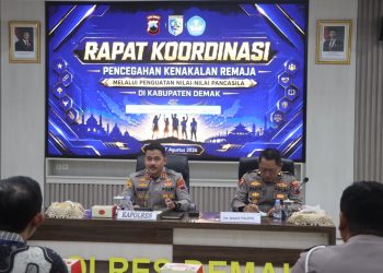 Polres Demak Perkuat Sinergi Cegah Kenakalan Remaja melalui Penguatan Nilai Pancasila