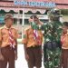 Satgas Pamtas RI-Malaysia Yonarmed 19/Bogani Tanamkan Disiplin dan Jiwa Kepemimpinan kepada Pelajar SMPN 1 Entikong