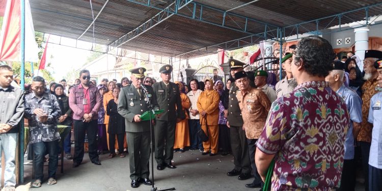Kasdim 0724/Boyolali Pimpin Upacara Pemakaman Militer, Lepas Prajurit Terbaik dengan Penghormatan Terakhir