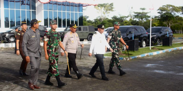 Kapolres Simalungun Turut Sambut Kunjungan Kerja Pangdam I/Bukit Barisan di Bumi Habonaron Do Bona