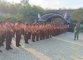 Sebanyak 120 Siswa MI Miftahul Falah Digembleng PBB dan Wawasan Kebangsaan Oleh Koramil 21 Bulukerto