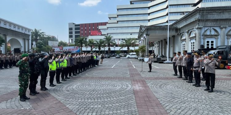 Apel Pelayanan Penyampaian Pendapat, Polrestabes Semarang Siapkan Personel dengan Pendekatan Humanis