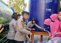 Polres Kudus Salurkan 21 Ribu Liter Air Bersih ke Warga Glagahwaru
