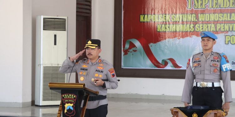 Enam Pejabat Polres Demak Bergeser, Kapolres Minta Utamakan Pelayanan Humanis