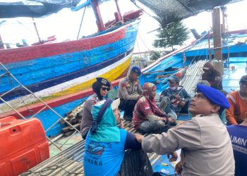 Polisi Pati Perkuat Sabuk Kamtibmas Pesisir di Dermaga Bendar Juwana
