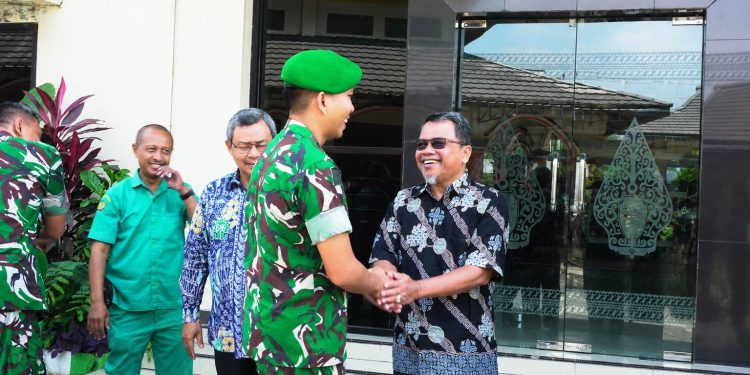 Jalin Silaturahmi, Danyonif TP 449/SH Kunjungi Tokoh Agama