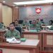 Kasdam IV/Diponegoro Ikuti Vicon Bersama Wapang TNI Bahas Perkembangan KDKMP