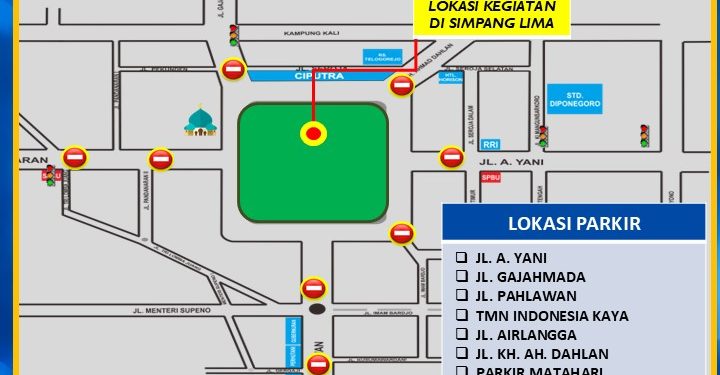 Polri Siapkan Rekayasa Lalu Lintas Demi Kelancaran Pengguna Jalan Saat Acara MTQN XXXI di Simpang Lima