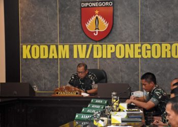Pangdam IV/Diponegoro Ikuti Entry Meeting Pemeriksaan Terinci Kinerja UO TNI AD Semester II 2026