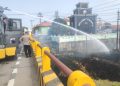 Sat Samapta Polres Brebes Quick Response Padamkan Api di Bawah Jembatan Kaligangsa