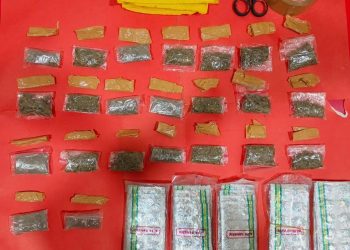 Polresta Banyumas Tangkap Pengedar IS, 75,01 Gram Ganja Dan 486 Butir Obat Daftar G Diamankan