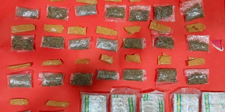 Polresta Banyumas Tangkap Pengedar IS, 75,01 Gram Ganja Dan 486 Butir Obat Daftar G Diamankan