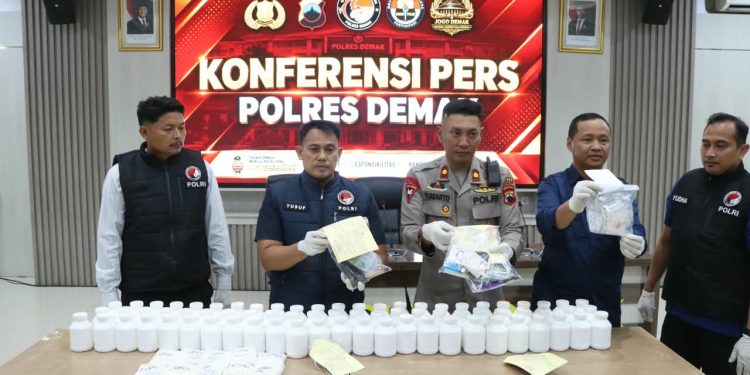 Polres Demak Ungkap 8 Kasus Penyalahgunaan Narkotika, Amankan 8 Tersangka