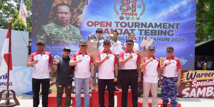 Pangdam IV/Diponegoro Tutup Open Tournament Panjat Tebing Piala Panglima TNI 2026 di Yogyakarta