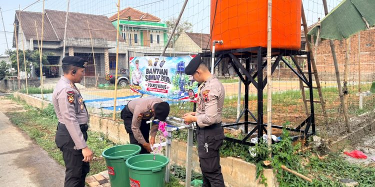 Polres Kudus Salurkan Bantuan Sumur Bor, Warga Setrokalangan Kini Punya Akses Air Bersih