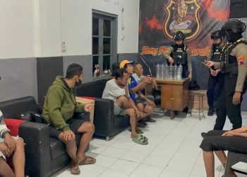 Usai Pesta Miras, 5 Warga Banjarsari Diamankan Tim Sparta Polresta Surakarta